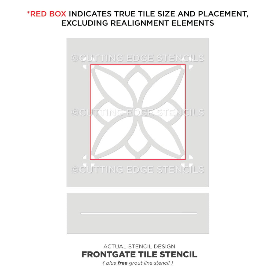 tile stenci stardust actual stencil image