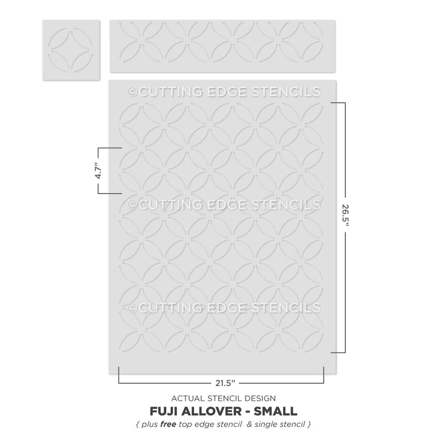 Fuji Allover Stencil Size Small