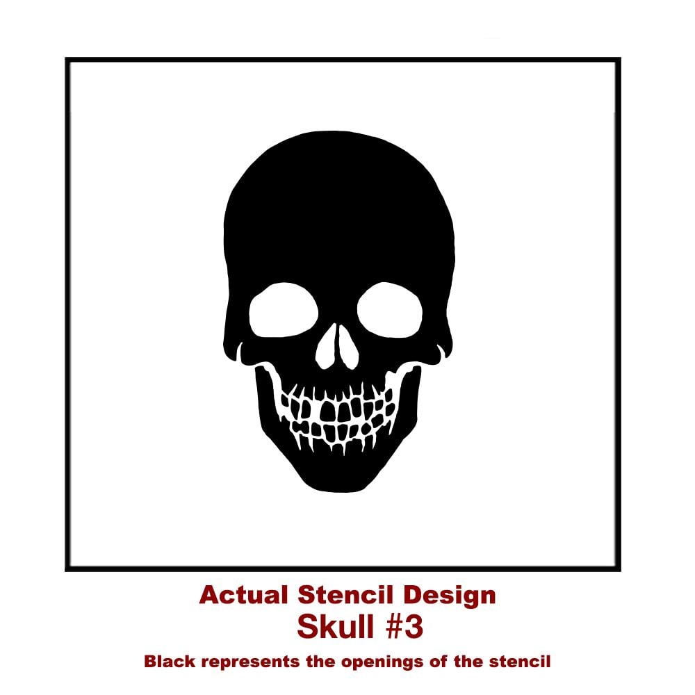 Skull #3 Halloween Stencil - Craft stencils for DIY Halloween home decor skull-3-halloween-stencil-craft-stencils-for-diy-halloween-home-decor