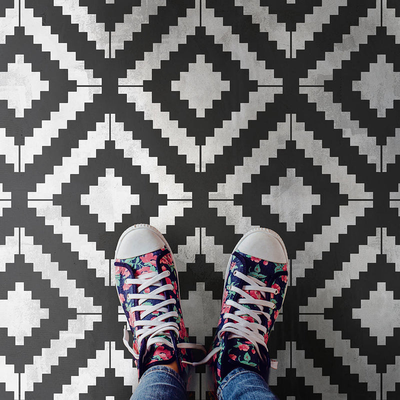 Kilim Wall and Floor Stencil
