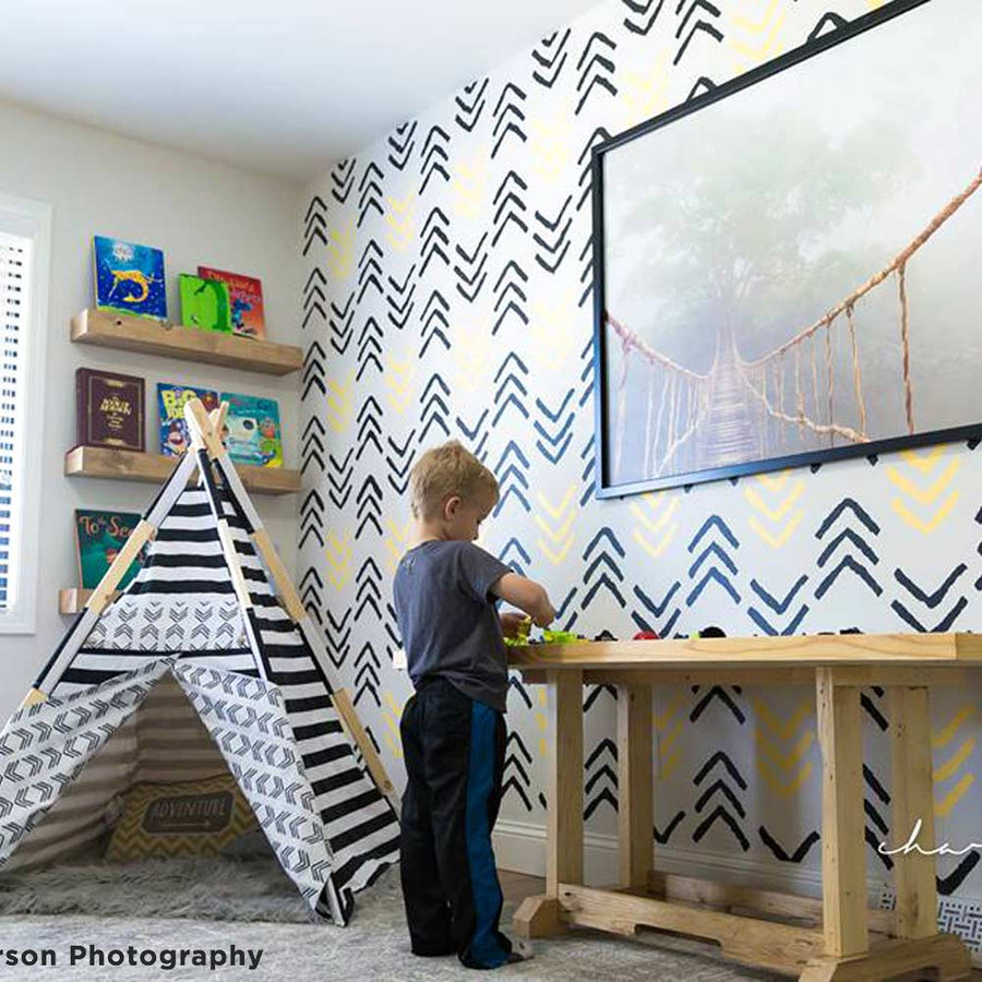 nursery-stencils-walls-modern-nursery-wall-stencil