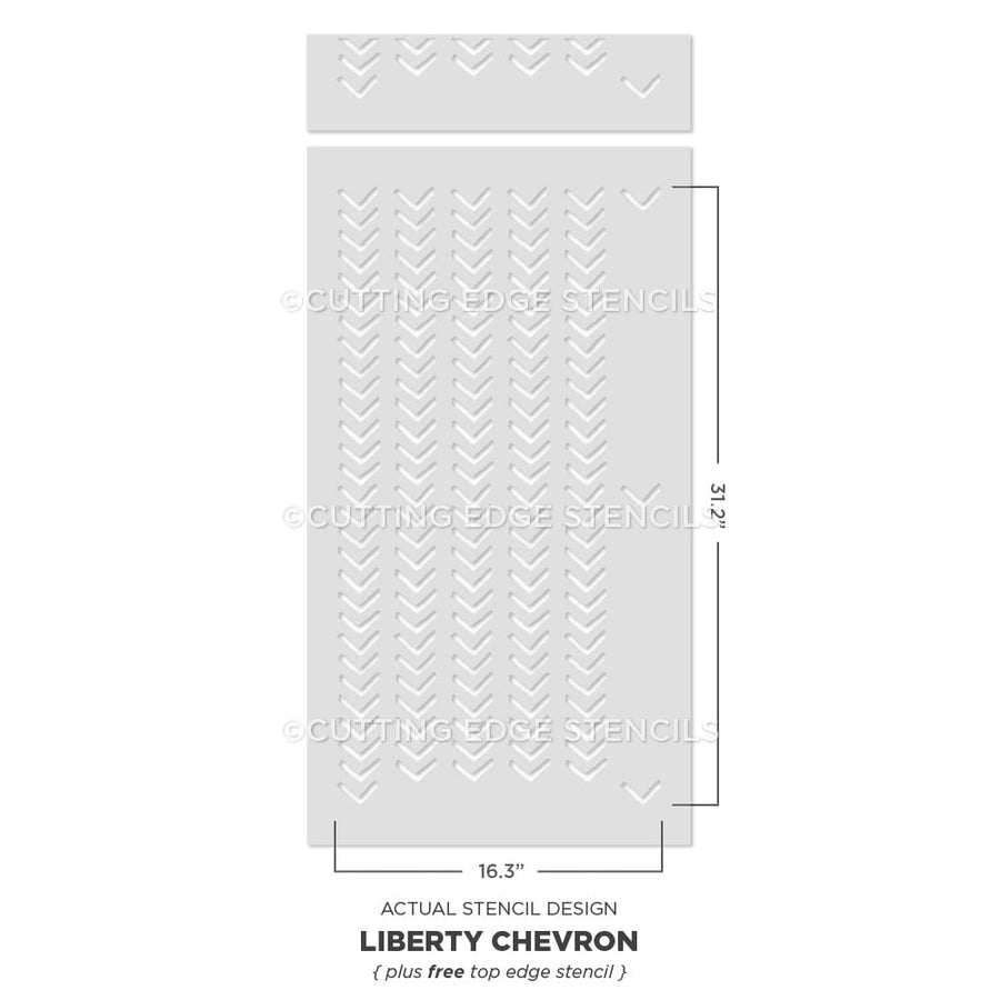 chevron stencil herringbone stencils
