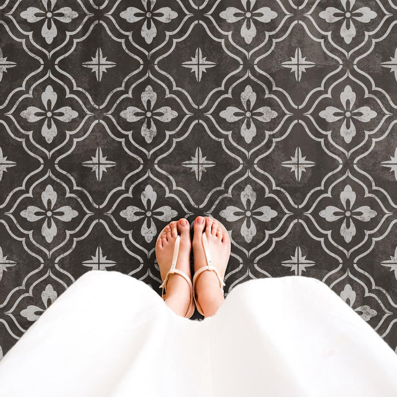 Linden Tile Stencil
