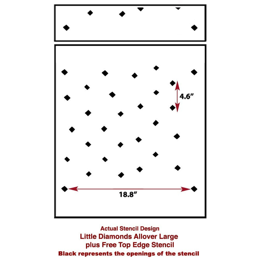 little-diamonds-allover-pattern-stencil-DIY-home-decor-actual