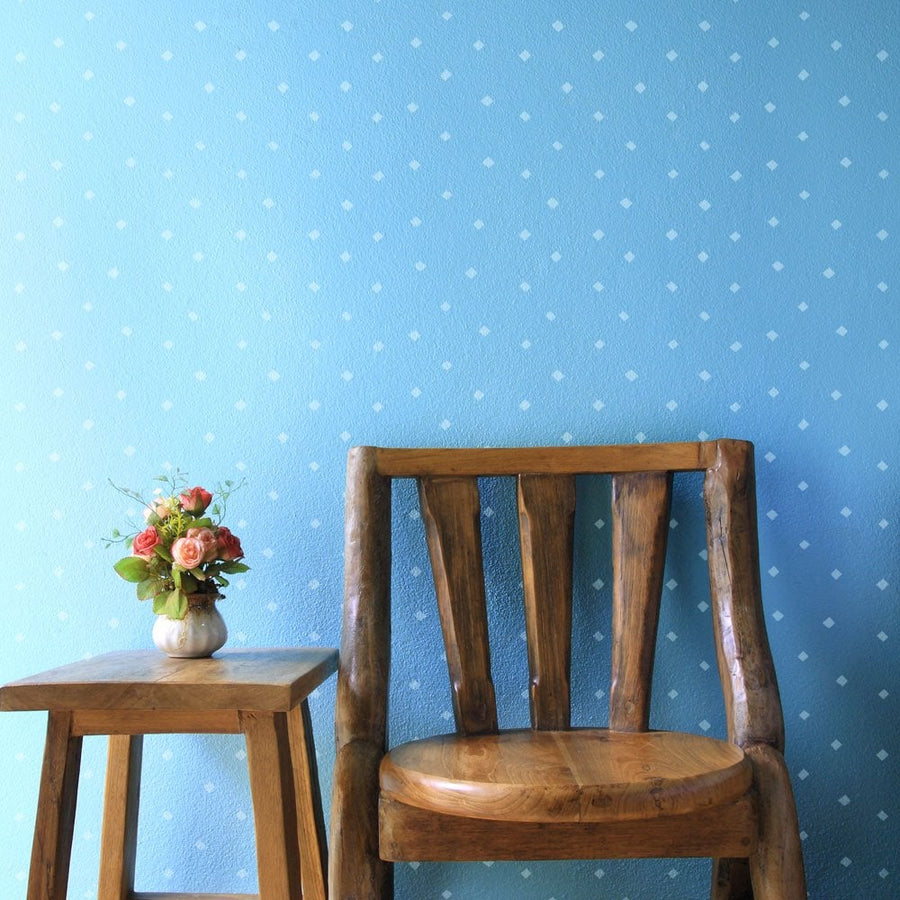 little-diamonds-stencil-pattern-DIY-wall-decor