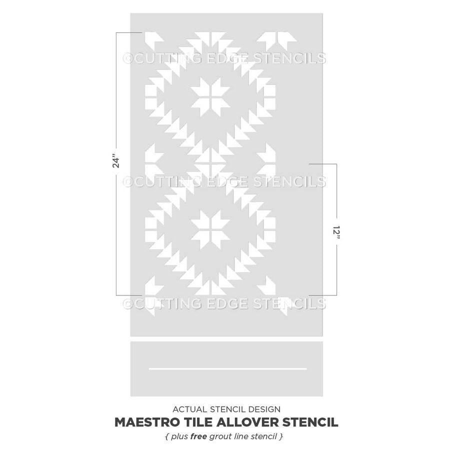 Maestro Tile Stencil