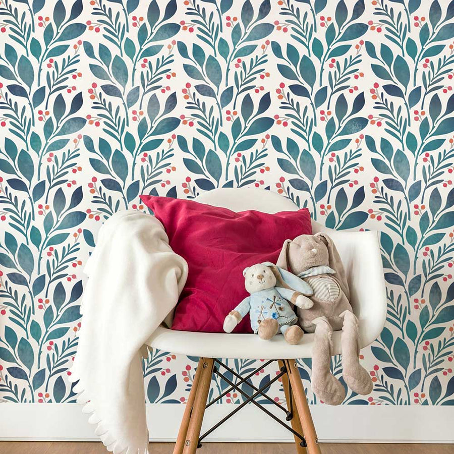 nursery-stencils-walls-modern-nursery-wall-stencil