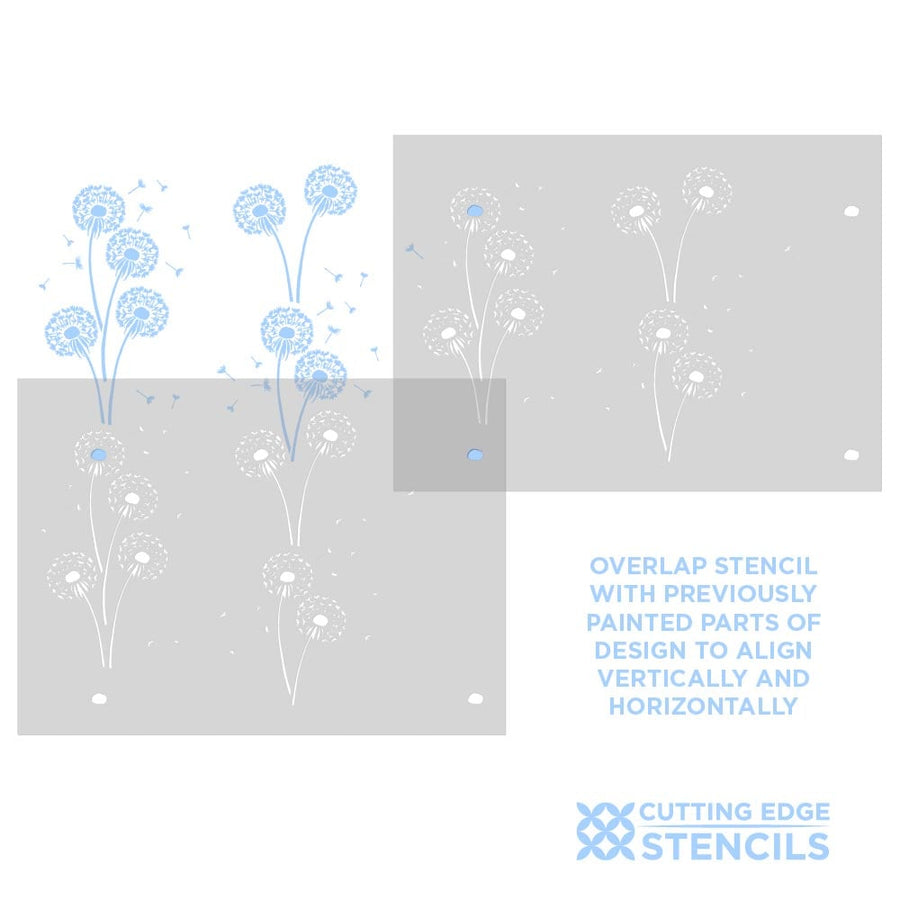 dandelion stencil