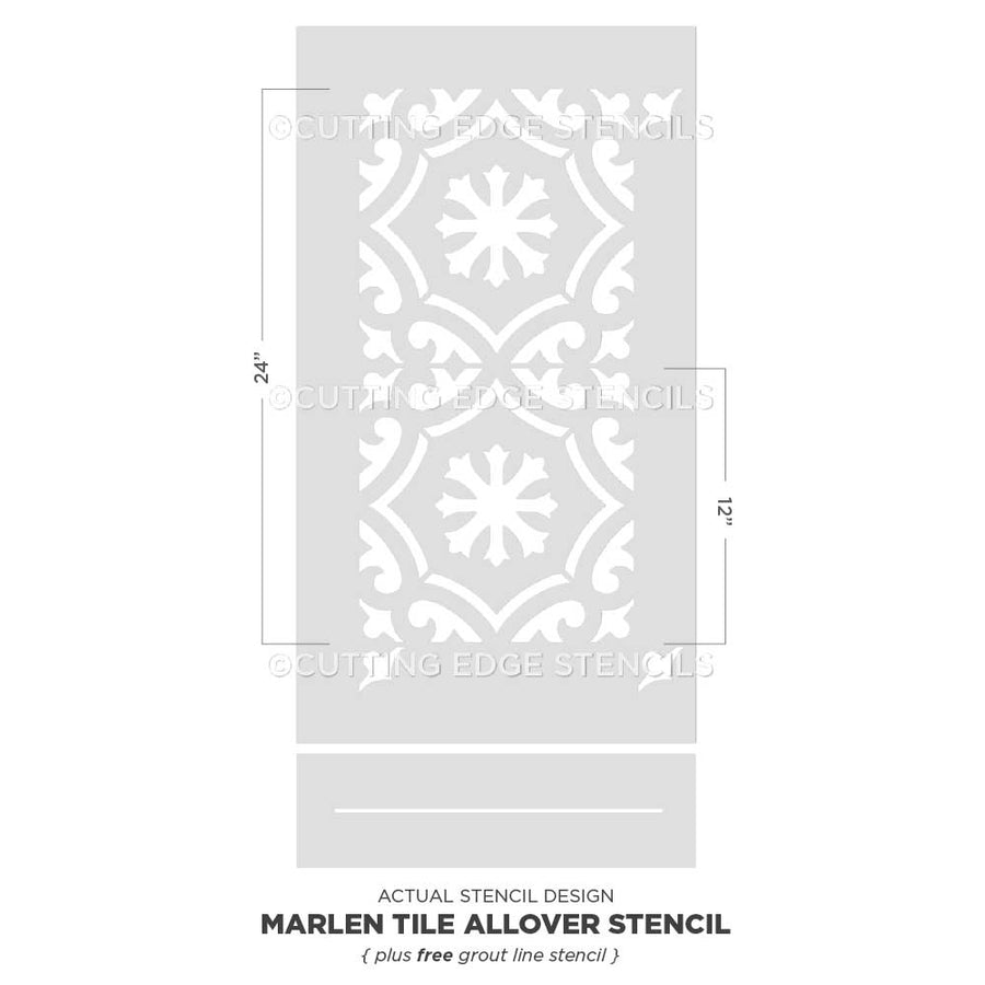 Marlen Tile Stencil
