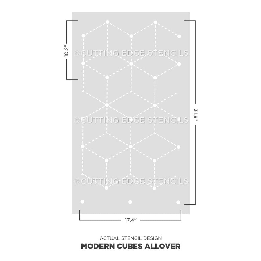 Modern Cubes actual image