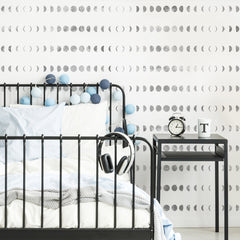 Moon Phases Wall Stencil