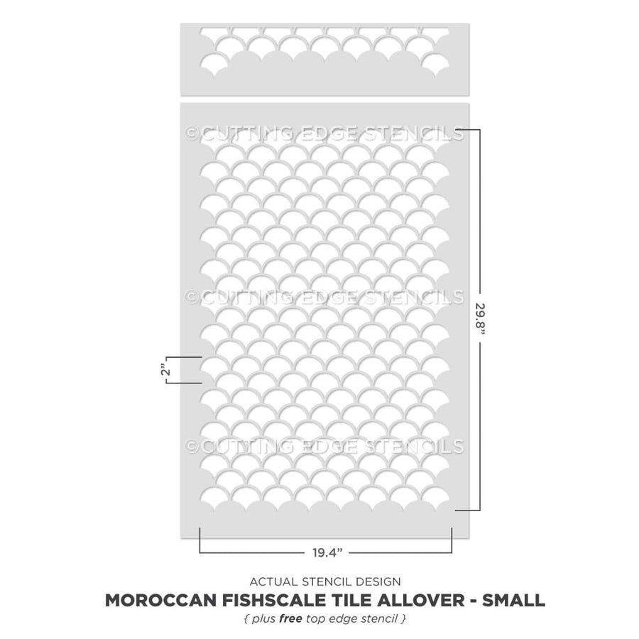 Moroccan-Fishscale-Allover-Stencil-Nautical-Actual