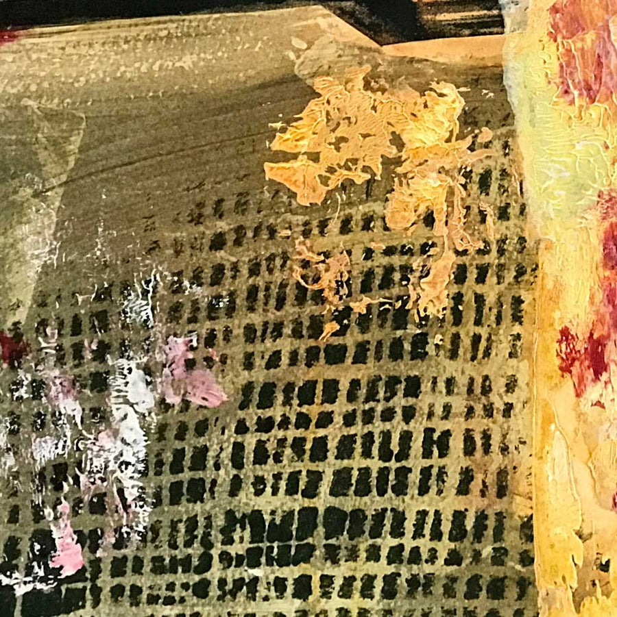 canvas art abstract stencil kit natures textures