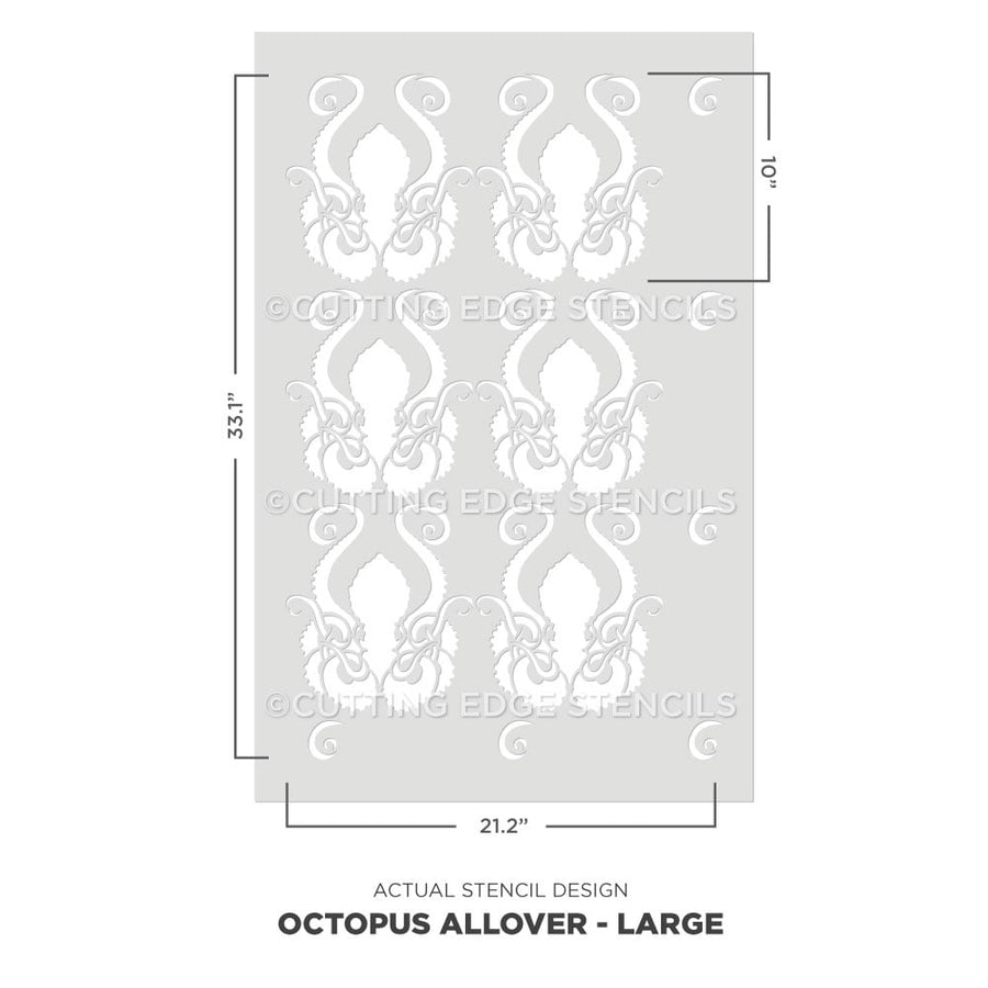Octopus Wall Pattern Nautical Wallpaper Octopus Wall Design for home improvement project