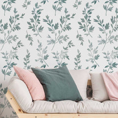 Olive Branches Wall Stencil
