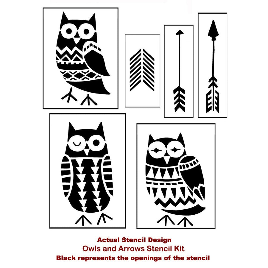 owls-arrows-wall-pattern-stencil-kit-for-nursery