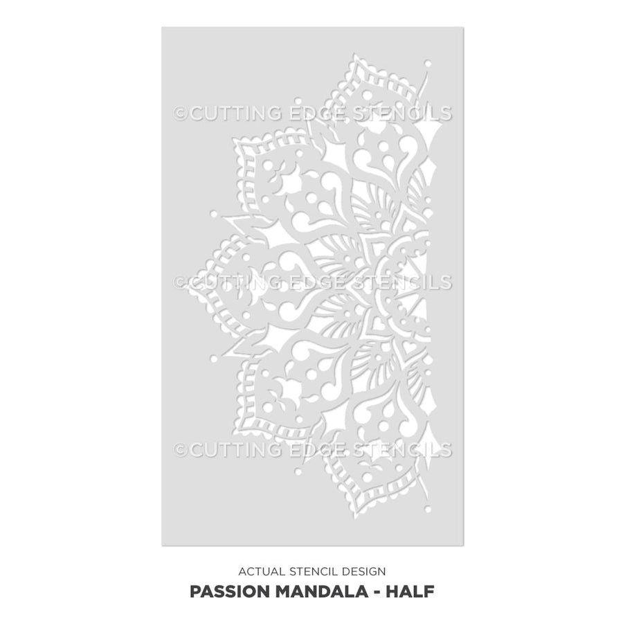 Passion Mandala Stencil Design Home Decor Stenciling