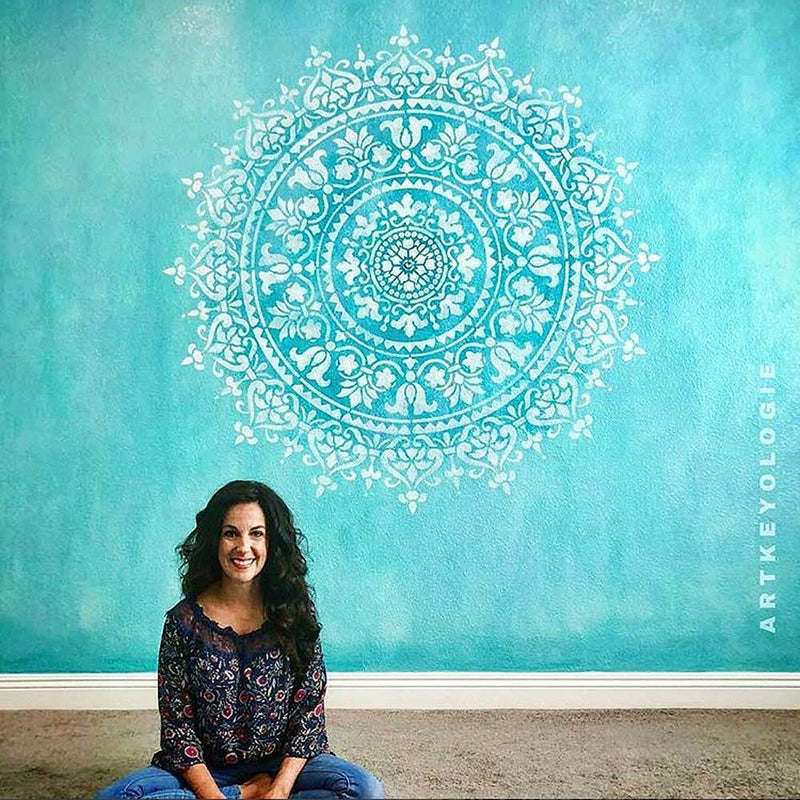 Prosperity Mandala Stencil