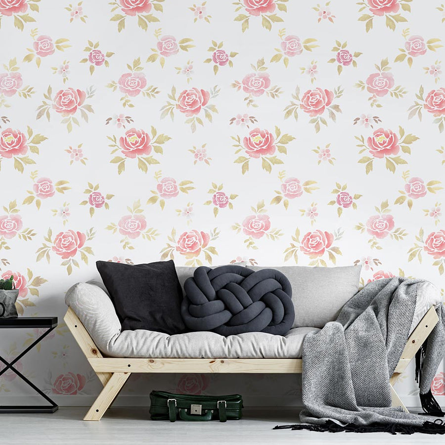 roses stencil