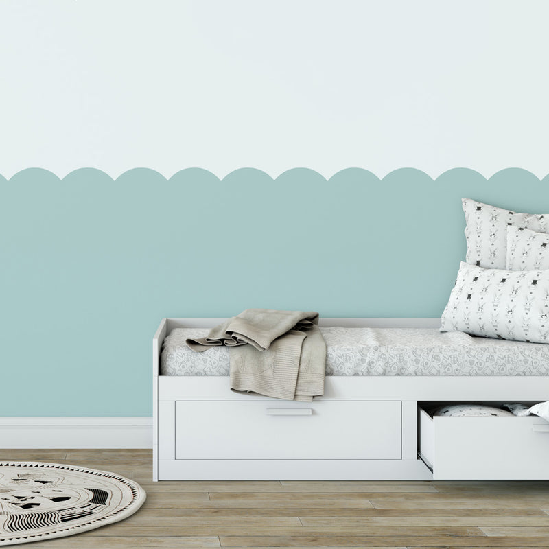 Scallop Border Stencil