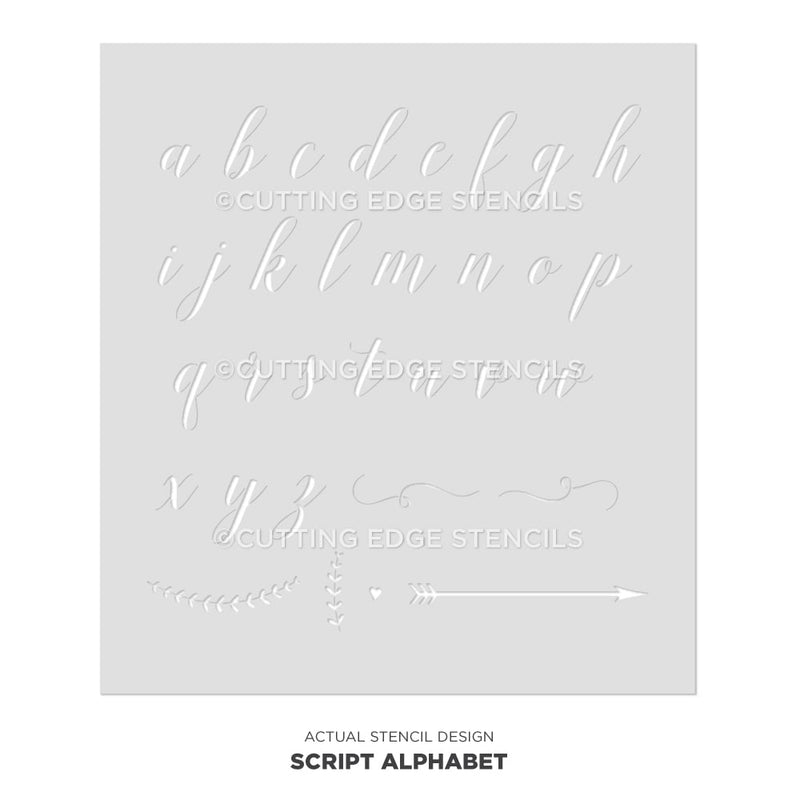 Stencli Lettering Alphabet Stencils | Letter Stencils for Walls and Furniture
