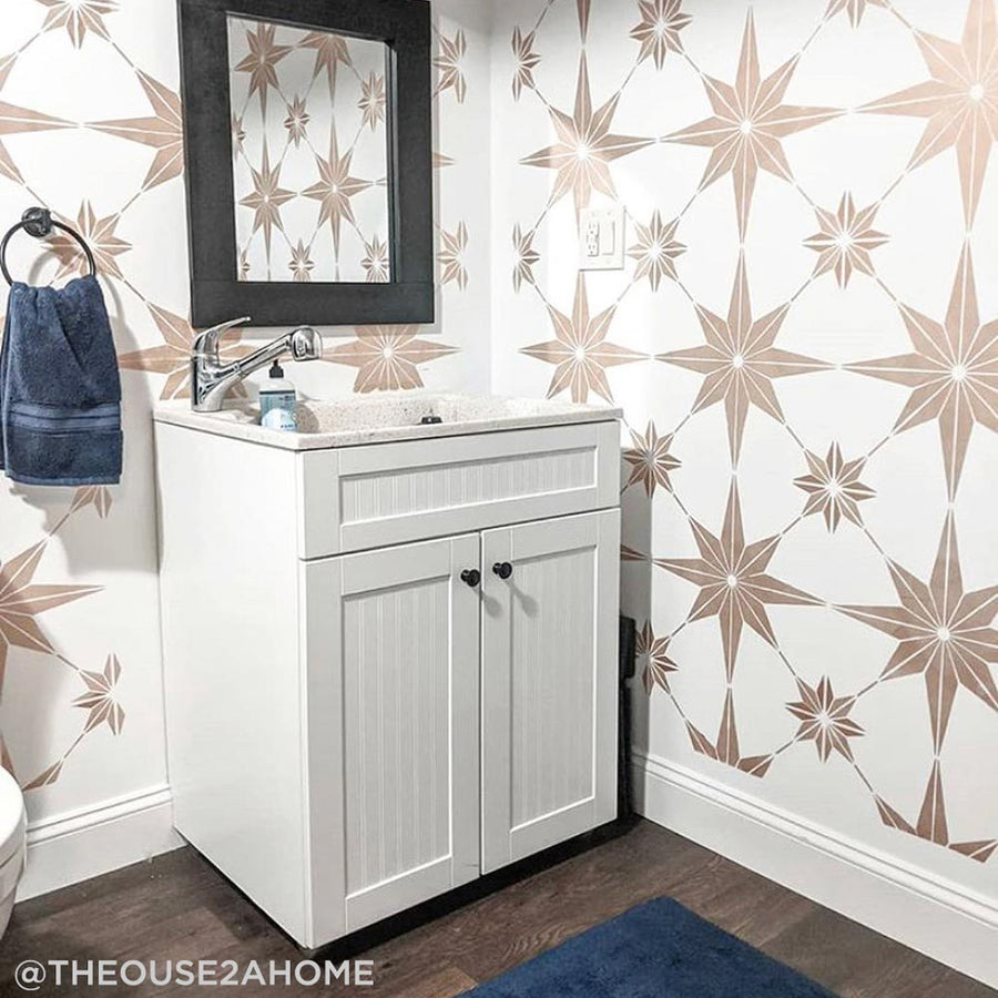 Star Tile Stencil Size Small