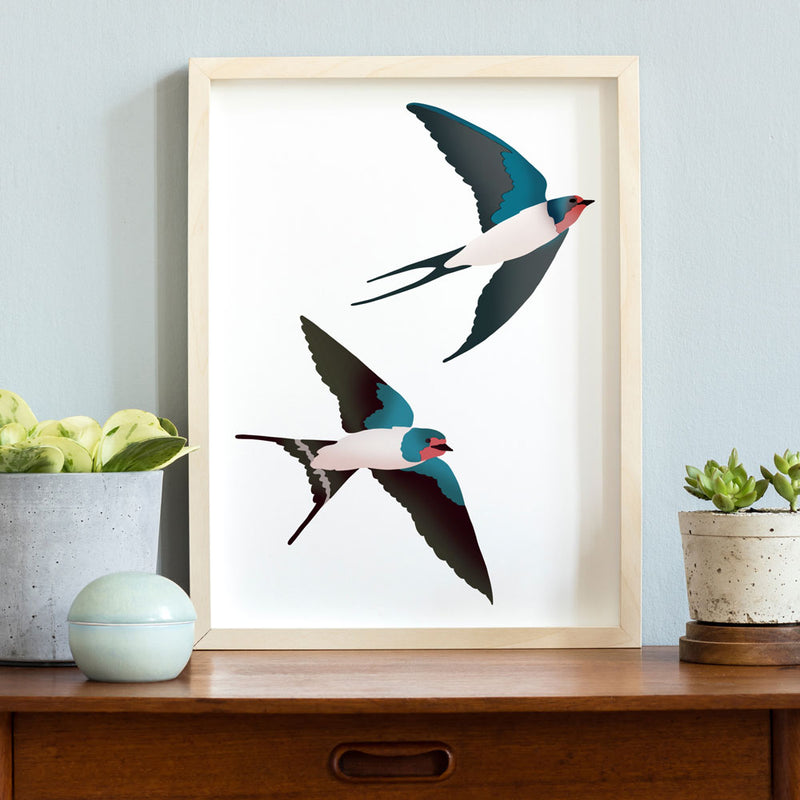 Swallows 5-piece Stencil Kit