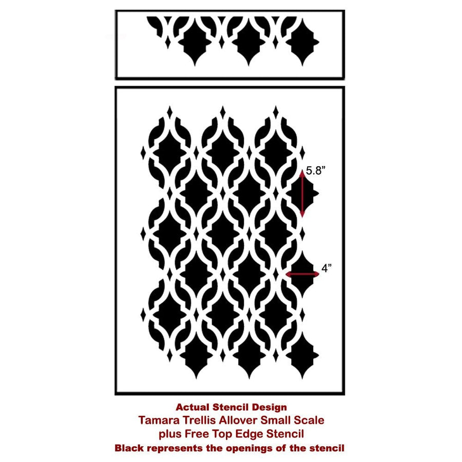 tamar-small-trellis-wall-pattern-stencil-actual