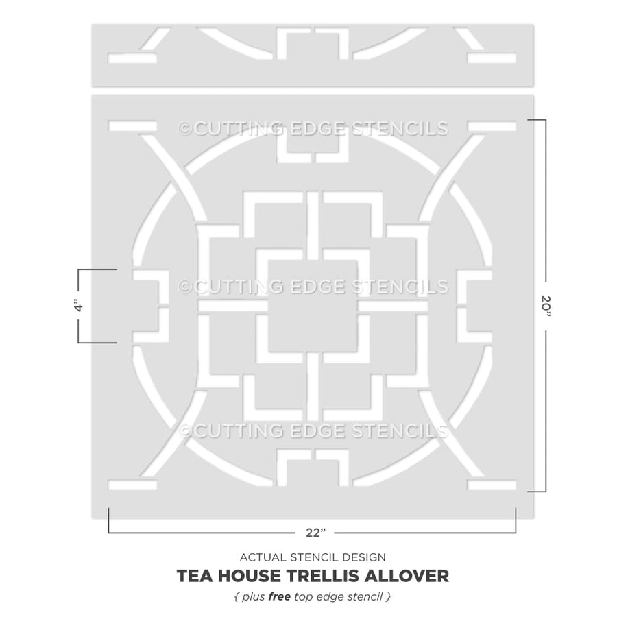 trellis stencil