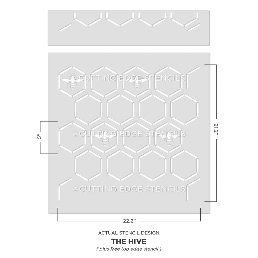 honeycomb stencil