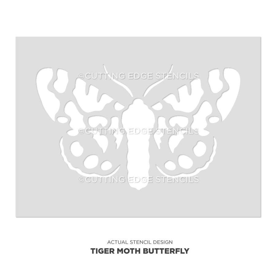 Tiger Moth stencil for walls