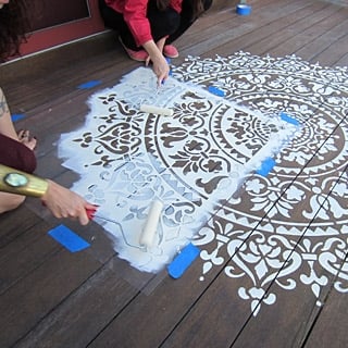 Outdoor Stencil Projects