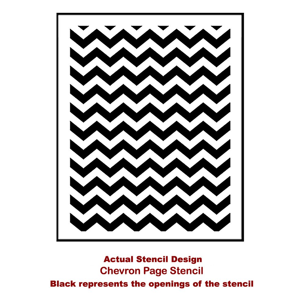 Chevron Zig-Zag Pattern Quality Custom Vinyl Stencil Suitable For airbrushing Etching Customize Sneakers Shoes Weapons Walls /& Much More