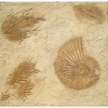 Prehistoric Ferns Fossil Stencil