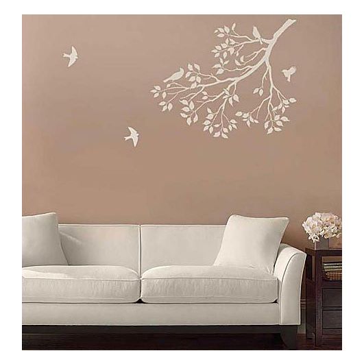 Large Stencils For Walls Durable Reusable Wall Easy Decor - Bird Stencil Wall Hanging