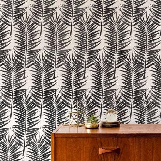 Palm Frond Wall Stencil 
