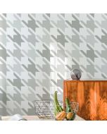 Houndstooth Stencil for Walls
