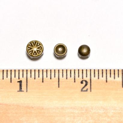 Assorted Small Round Studs - Bronze