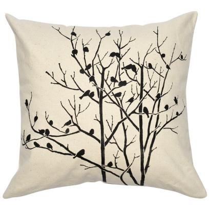 Birds in Trees Pillow & Tote Stencil
