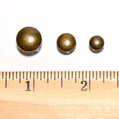 Assorted Round Studs - Bronze