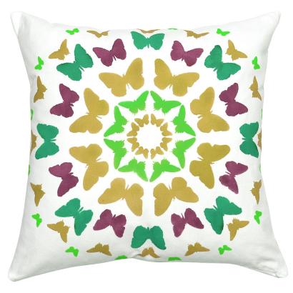 Butterfly Circle DIY ACCENT PILLOW STENCIL KIT