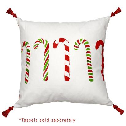 Candy Canes DIY ACCENT PILLOW STENCIL KIT