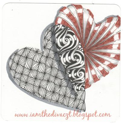 Hearts Doodle Stencil Kit