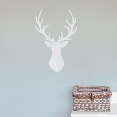 Deer Head Wall Art Stencil