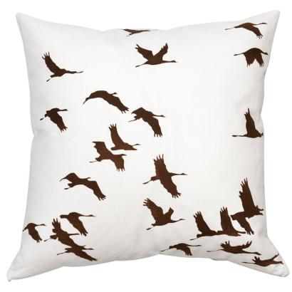 Flock of Cranes Pillow & Tote Stencil