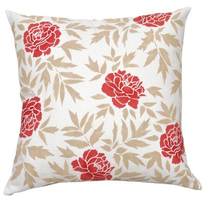 Japanese Peonies Pillow & Tote Stencil