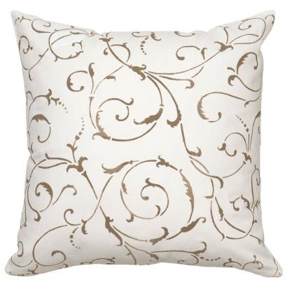 Lily Scroll Pillow & Tote Stencil