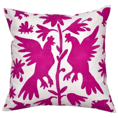 Otomi Roosters Pillow & Tote Stencil