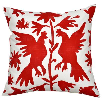 Otomi Roosters DIY ACCENT PILLOW STENCIL KIT