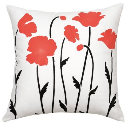 Poppy Field Pillow & Tote Stencil